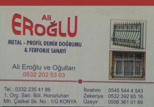 Ali Eroğlu Demir Doğrama