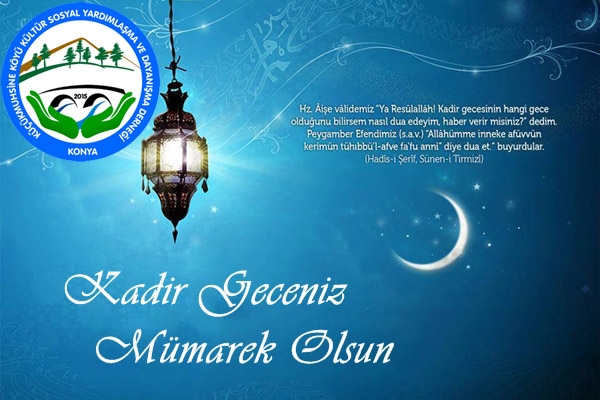 BAŞKAN SOYT&Uuml;RK &ldquo;KADİR GECESİNİN FEYZ VE BEREKETİ &Uuml;ZERİMİZE OLSUN&rdquo;